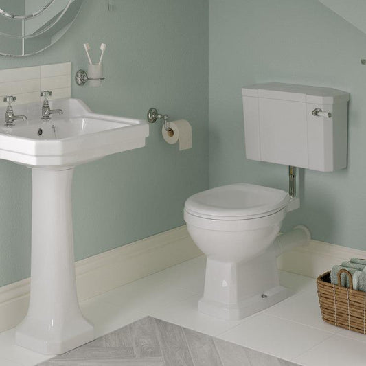 Florence Low Level WC & Standard Soft Close Toilet Seat