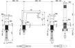 vema lys 4 hole bath shower mixer tap, Vema, Chrome Bath Shower Mixer Taps, Bath Taps, Taps, 6