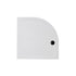 45mm deluxe 800x800mm quadrant tray waste, Alessio, white, Quadrant Trays, Shower Trays, 1