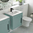 aida 500mm wall hung vanity unit sea green black handle, Alessio, Wall Hung Vanity Unit, 1