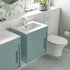 aida 500mm wall hung vanity unit sea green chrome handle, Alessio, Wall Hung Vanity Unit, 1