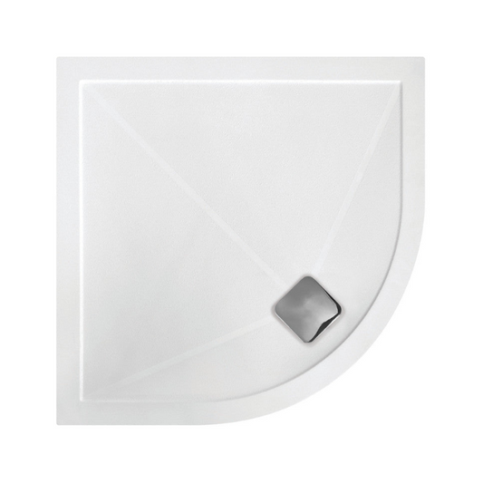 25mm anti slip ultra slim 1200mmx800mm offset quadrant tray waste rh, Alessio, white, Anti-Slip Trays, Offset Quadrant Trays, Shower Trays, 1