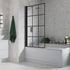 Aida Complete Bathroom Suite 1700mm Bath - Matt Black Accessories