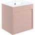 aida 500mm wall hung vanity unit matt rose chrome handle, Alessio, Wall Hung Vanity Unit, 3