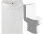 Benito 650mm Basin Vanity Unit & Toilet Pack