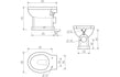Florence Low Level WC & Standard Soft Close Toilet Seat