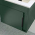aida 500mm wall hung vanity unit matt conifer green black handle, Alessio, Wall Hung Vanity Unit, 2