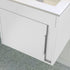 aida 500mm wall hung vanity unit gloss white chrome handle, Alessio, Wall Hung Vanity Unit, 2