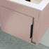 aida 500mm wall hung vanity unit matt rose black handle, Alessio, Wall Hung Vanity Unit, 2