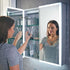 mia led mir cabinet w demister pad shaver socket 800x700mm, Scudo, Illuminated Bathroom Mirror, Mirror Bathroom Cabinets, Mirrors, 2