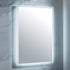 mosca led mirror with demister pad and shaver socket 500x700mm, Scudo, Illuminated Bathroom Mirror, Mirrors, 1