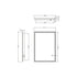 mosca led mirror with demister pad and shaver socket 500x700mm, Scudo, Illuminated Bathroom Mirror, Mirrors, 4