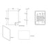 soft square led mirror brushed brass frame 600x800, Scudo, Illuminated Bathroom Mirror, Mirrors, 2