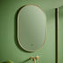 tablet mirror brushed brass 500x800, Scudo, Illuminated Bathroom Mirror, Mirrors, 1