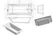 ceria round single ended bath 1800x800x550mm, Baths, Straight Baths, Alessio, 4