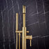 core freestanding bath shower mixer tap brushed brass, Scudo, Brushed Brass Bath Taps, Free Standing Bath Taps, Taps, 3