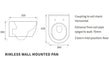 Esta Wall Hung Basin And Wall Hung Toilet Set