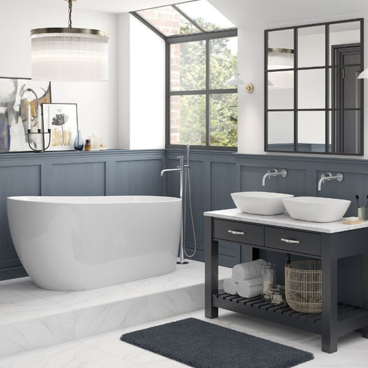 alanzo freestanding slipper bath 1500x700x720mm, Baths, Free Standing Baths, Alessio, 1