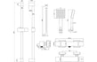 alessia cool touch thermostatic bar mixer shower, Alessio, Mixer Showers, Showers, 4