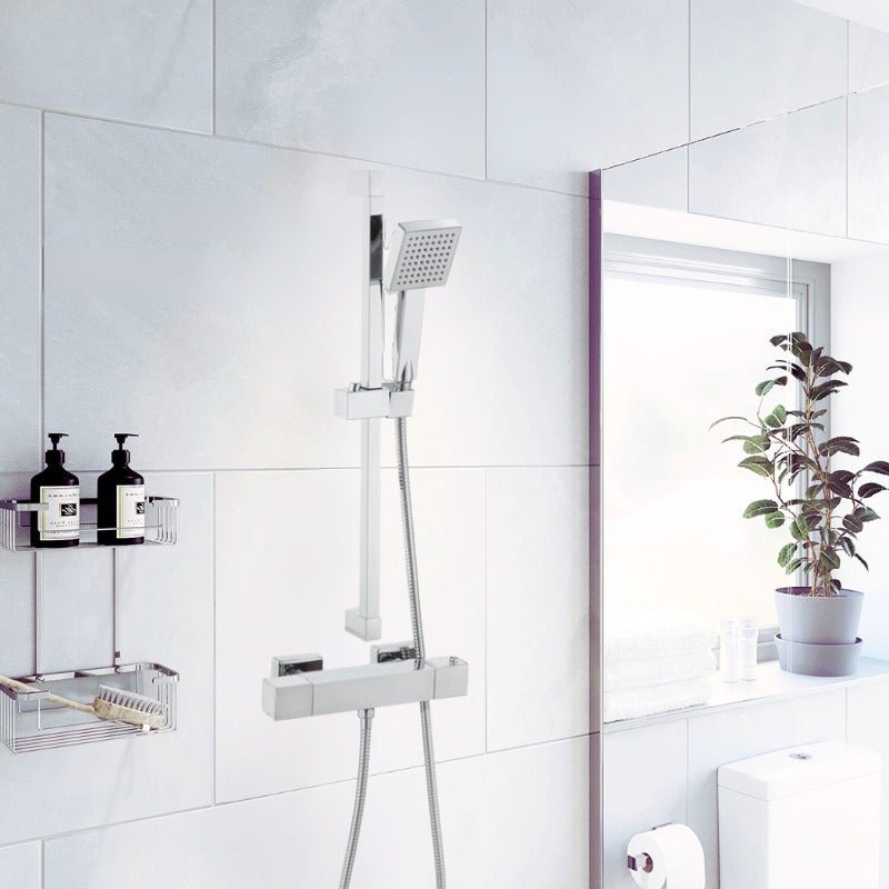 Alessia Cool-Touch Thermostatic Bar Mixer Shower - bathandtile