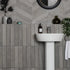 ancona grey porcelain tiles 80x442mm, Floor Tiles, Porcelain Tiles, Wood Effect Tiles, Wall Tiles, Grey Tiles, 1