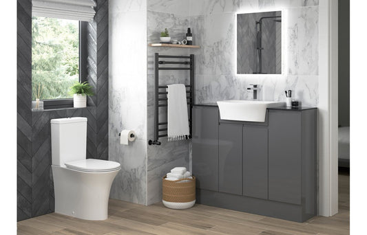 Anna Semi Recessed Basin 500x400mm 1TH - bathandtile