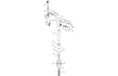 antonio matt black freestanding bath tap with shower kit, Alessio, Black Bath Taps, Free Standing Bath Taps, Taps, 8