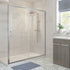 aria 1100mm sliding shower door 800mmm side panel, Alessio, , Shower Enclosures, Sliding Shower Doors, Square Shower Enclosures, 3