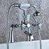aria bath shower mixer tap chrome, Alessio, Chrome Bath Taps, Taps, 3
