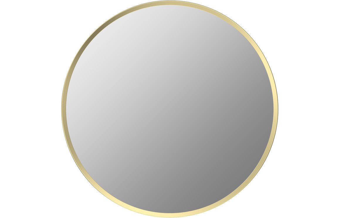 Arto 500mm Round Mirror - Brushed Brass - bathandtile