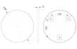arto 600mm round mirror matt black, Alessio, Mirrors, Round Mirrors, Standard Bathroom Mirrors, 4