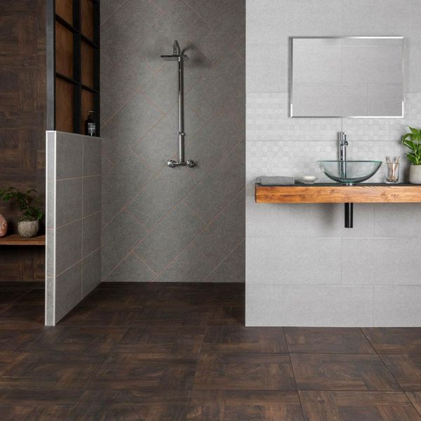 Balance grey matte tiles, 300x600mm, perfect for ceramic wall tiles or stylish grey finishes.