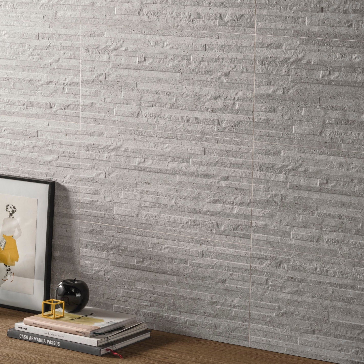 The Balance Muretto Silver Matte 300x600 tiles showcase a stylish limestone-effect design with a smooth matte finish. Made from ceramic, they come in dimensions of 300x600x8mm.