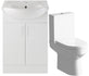 Benito 550mm Basin Vanity Unit & Toilet Pack - bathandtile
