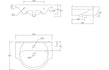 Benito 550mm Basin Vanity Unit & Toilet Pack - bathandtile