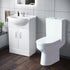 Benito 550mm Basin Vanity Unit & Toilet Pack - bathandtile