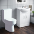 Benito 650mm Basin Vanity Unit & Toilet Pack