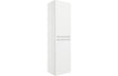 Bianca 454mm Wall Hung 2 Door Tall Unit - White Gloss - bathandtile
