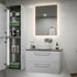 bianca 610mm 2 drawer wall unit basin white gloss, Alessio, Wall Hung Vanity Unit, 3