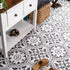 bourton black pattern tiles 450x450mm, Floor Tiles, Patterned Tiles, Wall Tiles, Black Tiles, 2