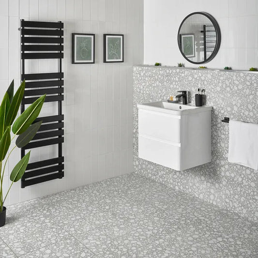 Bricks White Gloss 300x100mm Tiles - bathandtile