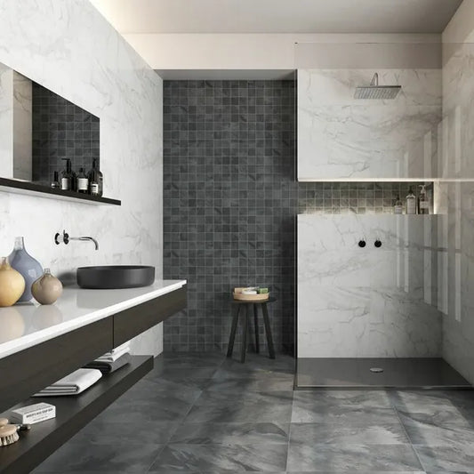 luni blanco pulido leviglass 300x600mm tiles, Floor Tiles, Porcelain Tiles, Wall Tiles, White Tiles, 1