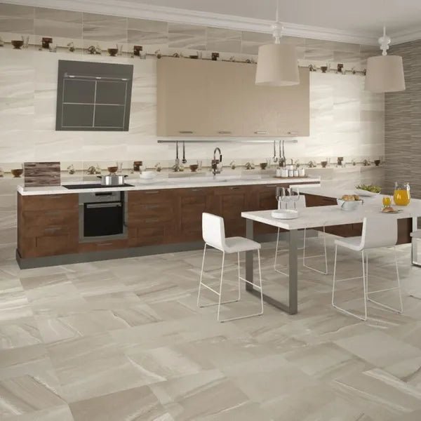 Burlington Taupe Floor Tiles 472x472mm Tiles - bathandtile