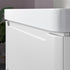 calvino 500mm 2 drawer wall hung basin unit gloss white, Alessio, Wall Hung Vanity Unit, 3