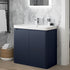 calvino 800mm 2 door floor standing basin unit matt indigo, Alessio, Sink Vanity Unit, Basin Unit, 1