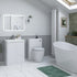 calvino 800mm 2 door floor standing basin unit white gloss, Alessio, Sink Vanity Unit, Basin Unit, 2