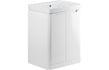Calvino Freestanding Bath Suite - 600mm White Gloss Basin Unit - bathandtile