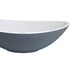 cameo resin washbowl grey 564x323mm, Alessio, Basins, Counter Top Bowl , 4