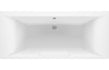 carlo deluxe square double ended bath 1700x750x550mm, Baths, Double Ended Baths, Straight Baths, Alessio, 2