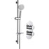 carlo round shower pack single outlet riser kit, Alessio, Mixer Showers, Shower Valves, Showers, 2